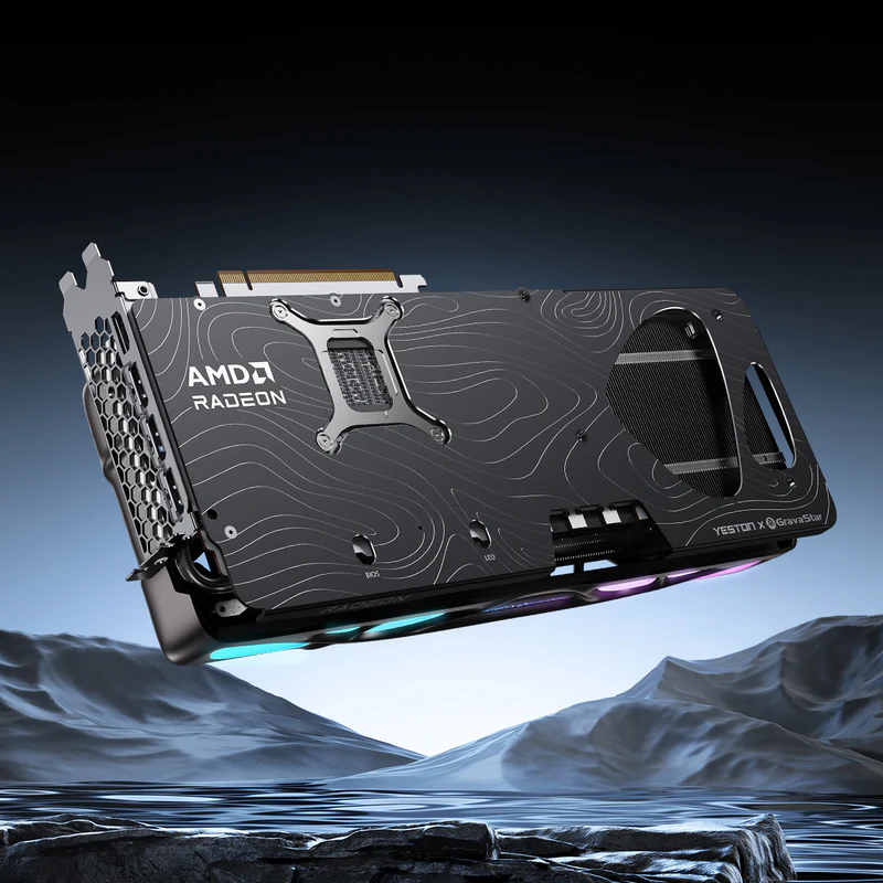 Yeston x GravaStar AMD RADEON RX 9070 XT 16G GDDR6 Mercury Nova OC Yeston x GravaStar AMD RADEON RX 9070 XT 16G GDDR6 Mercury Nova OC